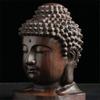 Креативная Новая Статуя Будды Деревянная Фигурка Шакьямуни Татхагаты Индия Голова Будды Статуя Ремесла Декоративное Украшение