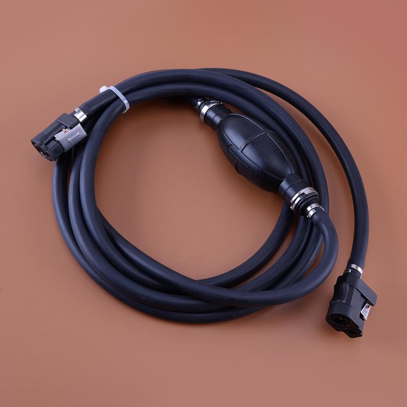 5/16 " Fuel Line Hose With Primer Bulb & Connector Fit for Yamaha Outboard Boat Motor 6Y1-24306-55 61J-24306-04-00 6Y2-24306-56