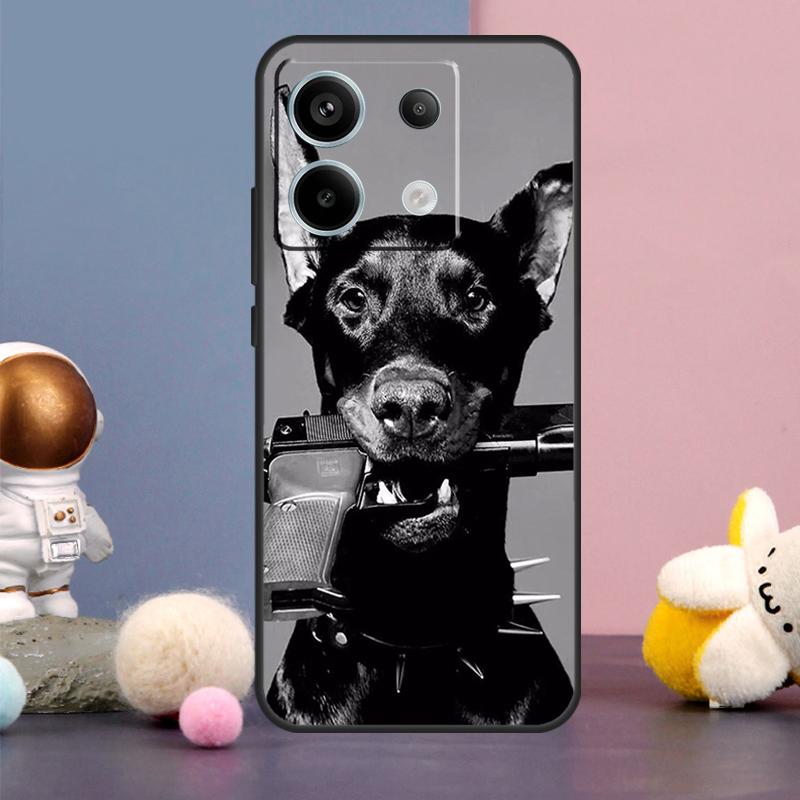 Dachshund Doberman Dog Case For Xiaomi Redmi Note 13 9 10 11 12 14 15 Pro Plus Redmi 15 15C 14C 10C 12C 13C Cover
