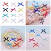 10 Pcs DIY Bangs Hair Clip Tiny Bows Hair Barrettes Lovely Handmade Colorful Hair Barrettes Hairstyle Accessories