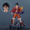 Аниме One Piece Фигурка Overlord Цветной Луффи Фигурки Действия Эфигия 24 см ПВХ Коллекция Двухголовая Модель Игрушки Подарок на День Рождения