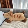 Baguette Dog Doll Cute Plush Puppy Chef Dog Dog Doll Soft Sleeping with Long Throw Pillow Cure