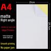 A4 Glossy/Matte Color Self-Adhesive Stickers for Inkjet & Laser Printing