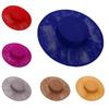 Аксессуары для волос Сделай сам Основа для шляпы-фасцинатора Головные уборы Однотонная основа для шляпы Разноцветные Шляпы для банкетов Коктейльные