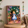 Disney Алиса в Стране чудес цифровая масляная живопись искусство живопись ручная работа DIY домашние украшения