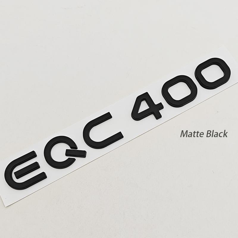 NEW Energy Car ABS Sticker Logo EQC400 Rear Trunk Badge Sticker Emblem Decals For Mercedes Benz EQC Class EQC 400 Accessories