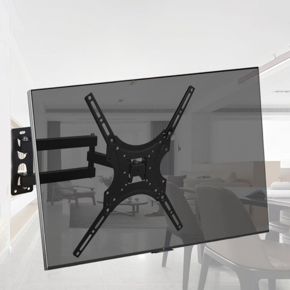 Поворотный Наклонный Вращающийся Кронштейн для ТВ-монитора Выдвижная Рука Поддержка Рамки ТВ Офисное Использование