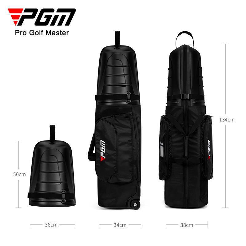 Жесткая дорожная сумка PGM Golf на колесах - Унисекс, противоударная, для регистрации в аэропорту