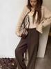 Women's Premium Pure Wool Short Sweater - Stylish, Round Neck, Thick, Soft Knit for Autumn/Winter