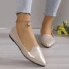 2024 Fashion Slip On Loafers Breathable Stretch Ballet Shallow Mouth Flats Women Soft Bottom Pointed Toe Boat Shoes Plus Size 43