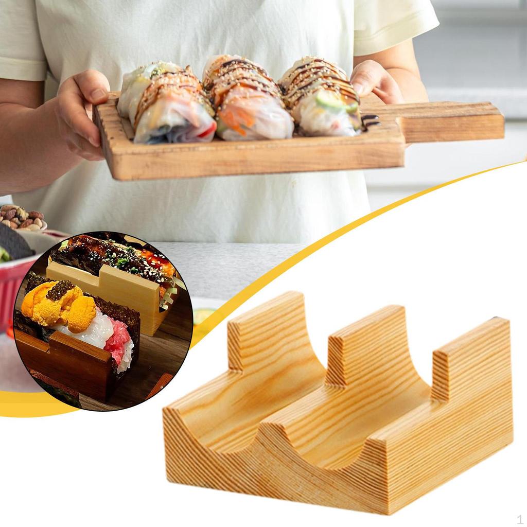Sushi Taco Holder Display Rack Japanese Food Serving Tray Decorative Hand Roll