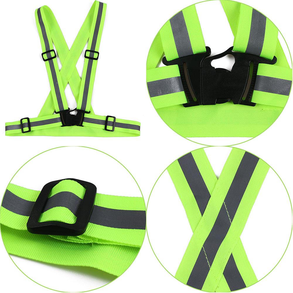 4cm Width Night Conspicuous Security Kids Vest High Visibility Reflective Safety Stripes