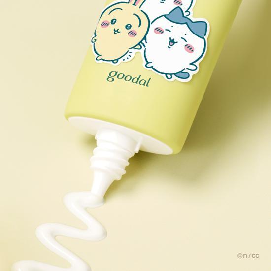 [План 1+1] Goodal Clear Houttuynia Cordata Успокаивающий увлажняющий солнцезащитный крем 50 мл План 1+1 (50мл+50мл+Наклейка)