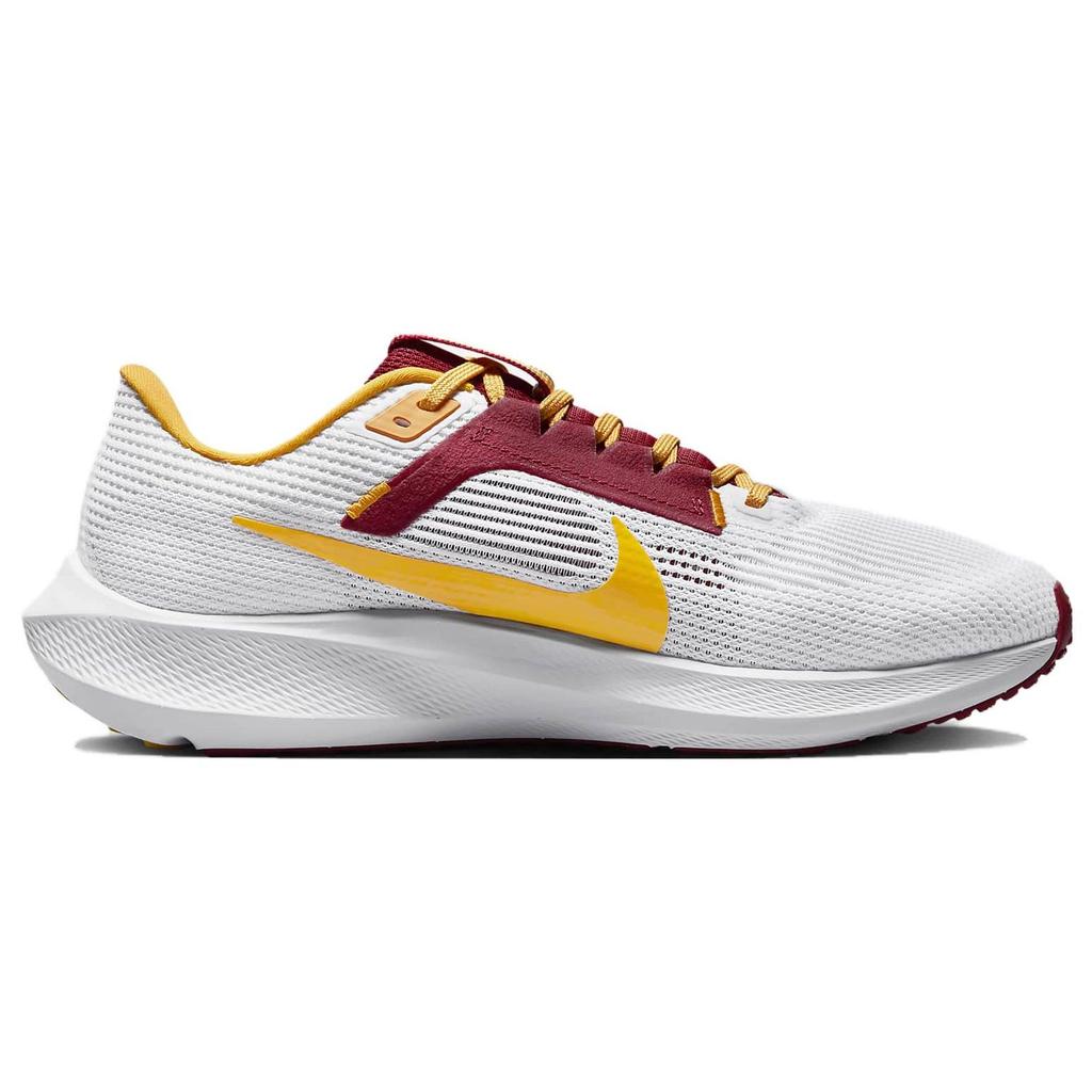 Nike Кроссовки Air Zoom Pegasus 40 Tuskegee мужские белые Varsity-красные желтые-охристые DZ6004-100