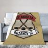 Хоккейное heated rivalry Hollander 24 Rozanov 81 Одеяло Фланелевое Новинка Мягкий Плед для Покрывала Летнее