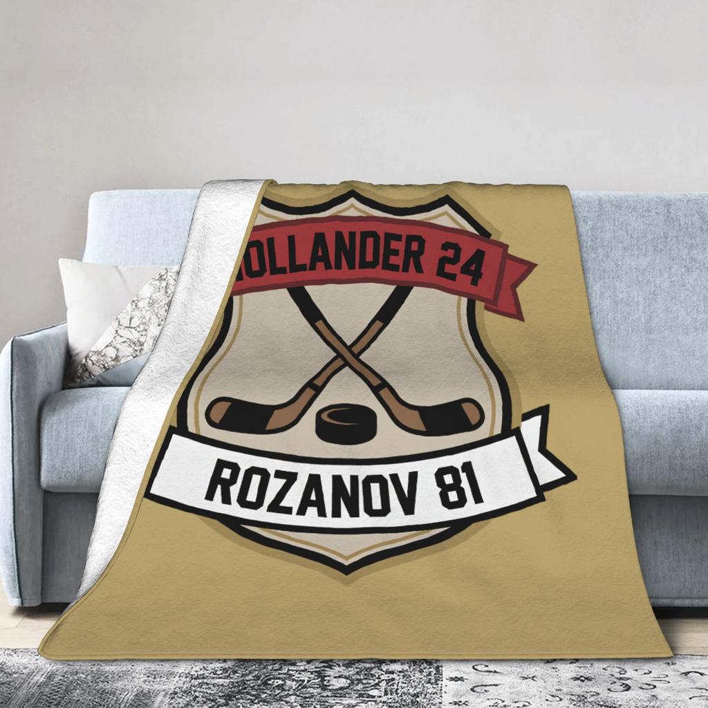 Hockey Heated Rivalry Hollander 24 Rozanov 81 Blanket Flannel Novelty Soft Throw Blankets for Bedspread Summer