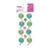 Autocollants 3D - Topper - Trèfles à 4 feuilles - Paillettes - Mixte - 15 x 7 cm