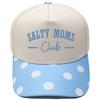 Шляпа тракера с вышивкой SALTY MOMS, яркая, с сочетанием цветов, бейсболка, для улицы, защита от солнца, папина шляпа, женская