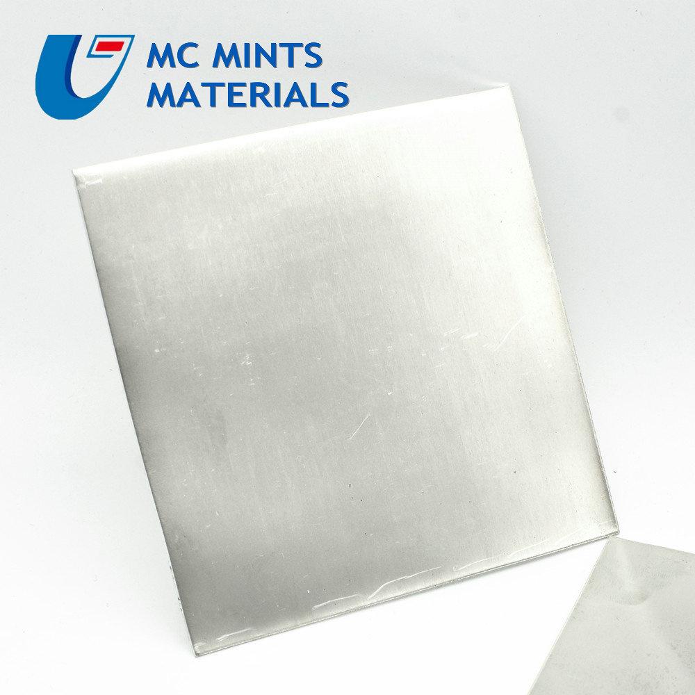 Оловянная фольга с чистотой Sn 99,99% Исследования и исследования листового металла Sn;Лаборатория художественного оформления использует плавку 100x100 мм для