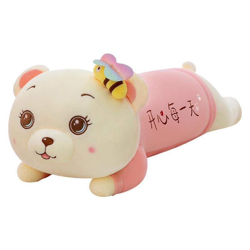 Очаровательная Мягкая Пчела Медведь Обнимающая Подушка Плюшевая Игрушка, Отличный Подарок на День Рождения Девушки