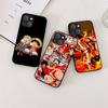 KK-38 One Piece Ace Soft Black Case for iPhone XR 14 15 11 12 13 6 7 8 X XS Pro Max Samsung S22 S23 S21 S24 FE Ultra S8 Plus