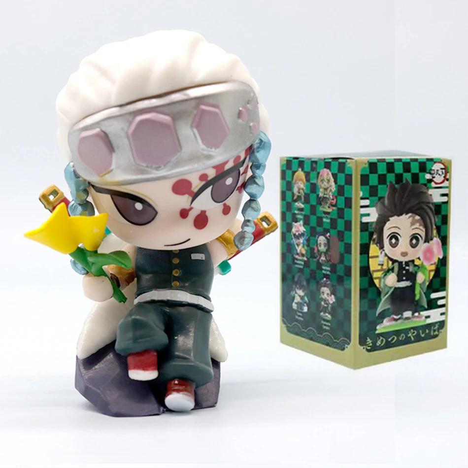 Demon Slayer Tanjiro Kamado Nezuko anime cartoon figure blind box creative personalized statue model ornament surprise gift box