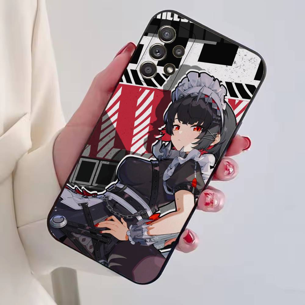 Zenless Zone Zero E-Ellen Joe Phone Case Black Silicone Soft For Samsung S25,S24,S21,S22,S23,S30,Ultra,S20,Plus,Fe,Lite