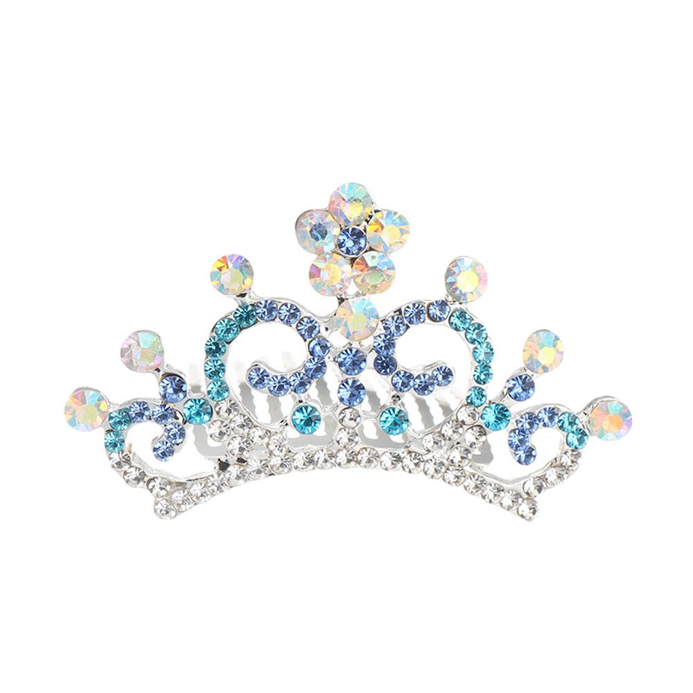 Девочка Принцесса Кристалл Детский Головной Убор Заколка Корона Гребень Кролик