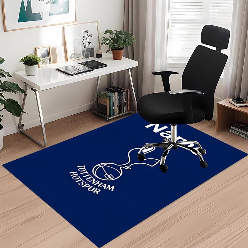 Custom Name Tottenham Hotspur Printed Carpet Rug For Office Chair Living Room Bedroom Kitchen Room Decor Gifts