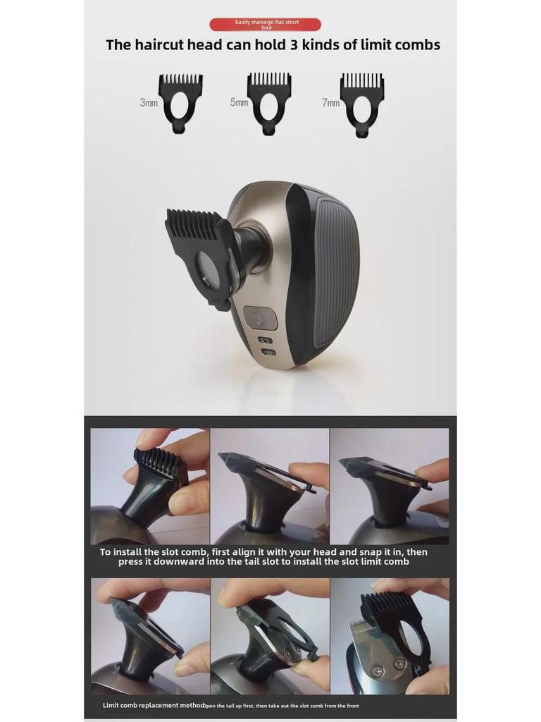 Multi-Function Five-Head Bald Shaver