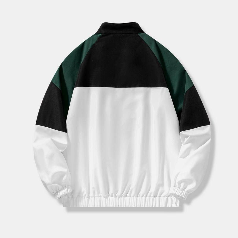 Осенняя новая свободная модная повседневная куртка для отдыха на открытом воздухе, мужская трендовая куртка с воротником-стойкой