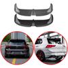 Для VW Golf 8 MK8 8.5 GTI GTD R TSI TDI 2019-2026 Стиль Oettinger Автомобильный задний спойлер-крыло на крышу Глянцевый черный Вид под карбон