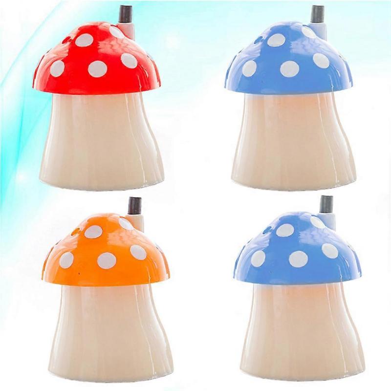 Mushroom Shaped Toothpick Dispenser Automatic Toothpick Dispensing Home Use 4Pack