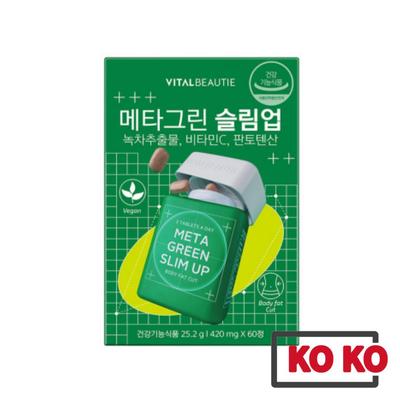 [НОВИНКА][VITAL BEAUTIE] Meta Green Slim UP 60 таблеток (30 дней) / Контроль жировых отложений