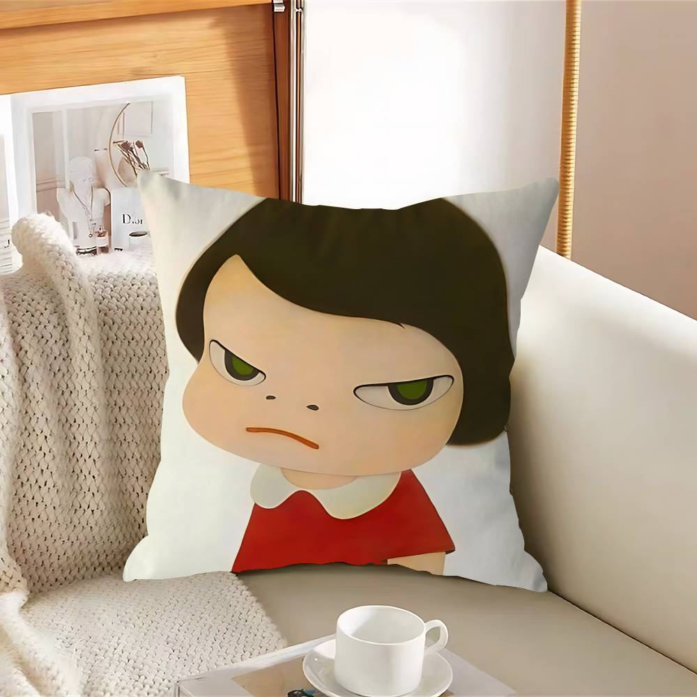 T-Tomo N-Nara Pillow Cushion Cover Pillowcase Living Room Sofa Home Decor Customized