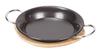 Pearl Metal Pane Chicken Grill Plate 21cm with Wooden Stand Black HB-4999