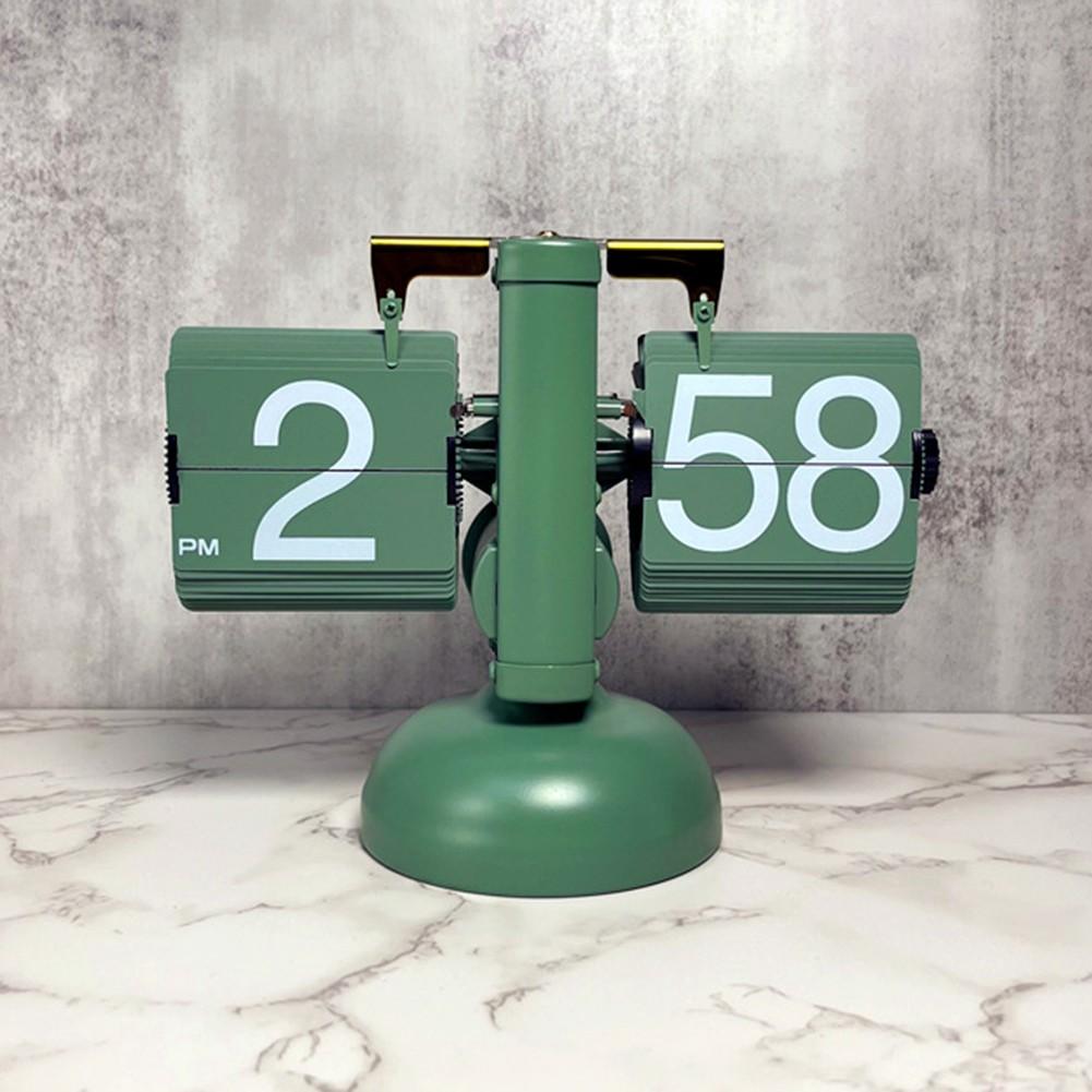 Перекидные часы ретро винтажные автоматические перекидные часы настольные часы настольные часы домашний декор