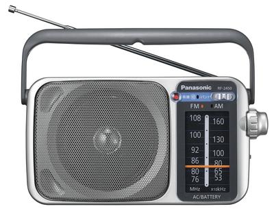 Panasonic 2-х диапазонный приемник FM/AM (Серебряный) РФ-2450-С