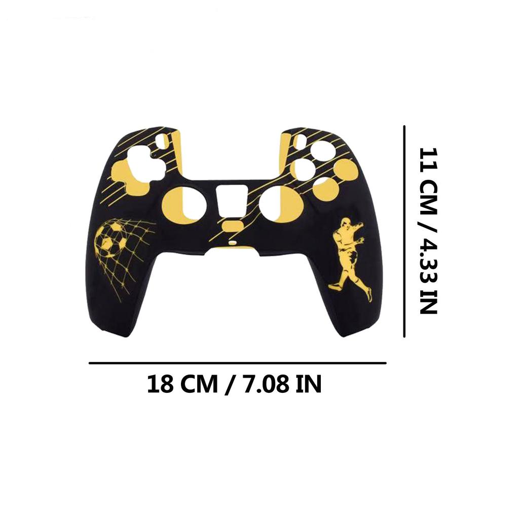 Spray PS5 Colorful Silicone Protective Cover Handle Cover Football Style