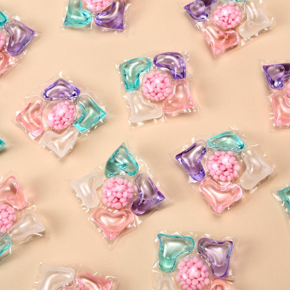 50 шт. коробка для мыла для стирального порошка 5 в 1 капсулы для жидкого моющего средства шарики для стирки чистящие капсулы для стирки для дома общежития