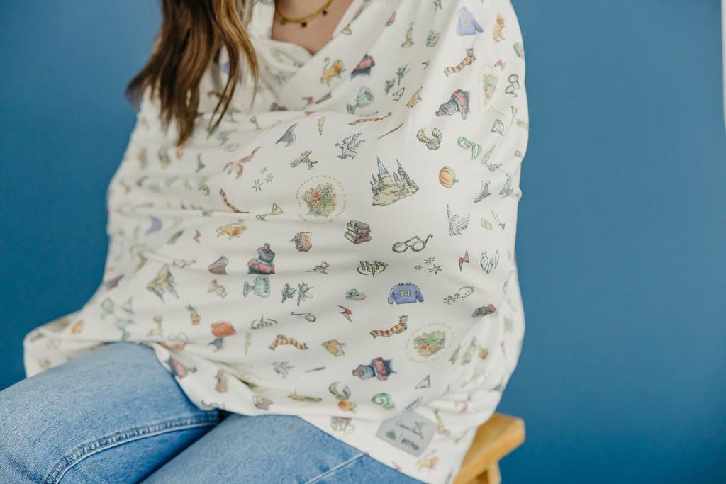 Copper Pearl Nursing Cape Poncho, Popular, Multifunctional, Breathable, and Lightweight (US Brand) / Multi-Use Cover, Harry Potter Wizarding World