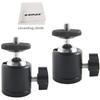 EXMAX 360 Degree Swivel Mini Tripod Ball Head with 1/4” Screw Thread Base for DSLR Camera Camcorder LED Light Tripod Monopod Bracket Compatible