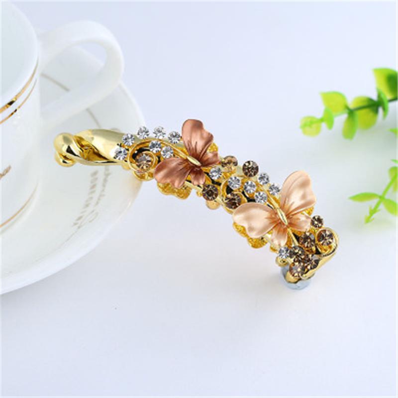 Леди Элегантные заколки из сплава «банан», заколка для волос, держатель для хвоста, заколка для волос, аксессуары для волос, головной убор