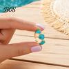 Stacking Rings 4Pcs/Set Ocean Series Ring Set, Multiple Styles Starfish Shell Design Alloy Adjustable Finger Ring, for Jewelry Gift