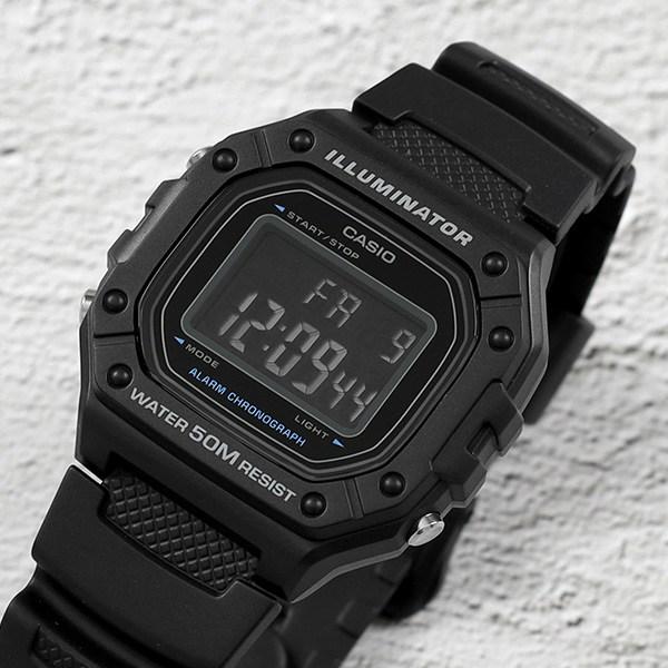 Casio Винтажные цифровые мужские уретановые часы с батарейкой, срок службы 7 лет
