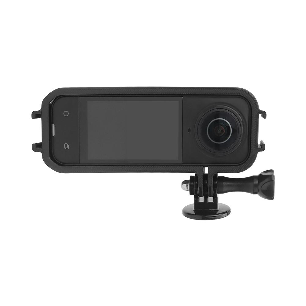 Для камеры Insta360 X5 Рамка быстрого крепления с креплением «холодный башмак» и резьбой 1/4 дюйма, Магнитная защитная крышка-кейс, Аксессуары