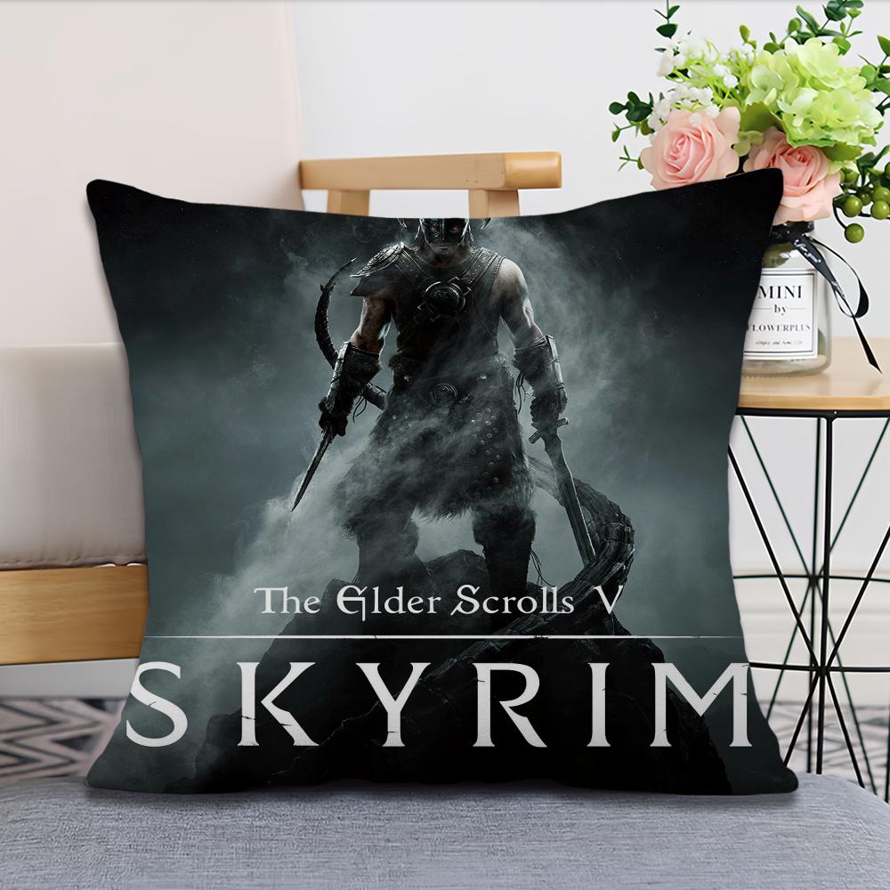 E-Elder S-Scrolls V Skyrim Наволочка для подушки Дом Диван Гостиная Офис Магазин Чехол Печать Комфорт Украшения Скандинавская простота