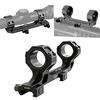 HWZ Тип Geissele 30мм/25мм Кольцо для крепления прицела База крепления Уровень-пузырёк (черный)