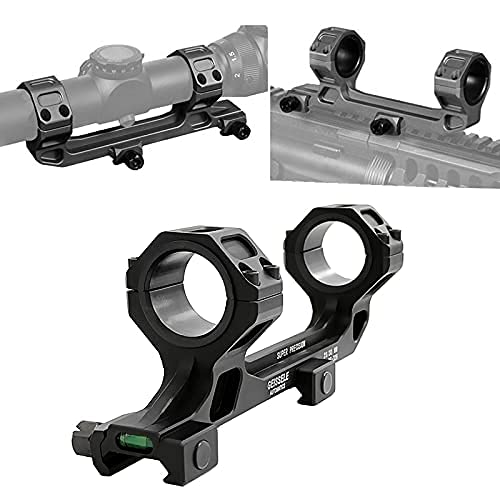 HWZ Тип Geissele 30мм/25мм Кольцо для крепления прицела База крепления Уровень-пузырёк (черный)