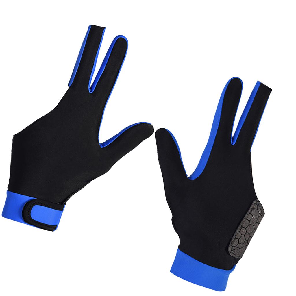 Billiard Glove Anti Skid Breathable Cue Sport Glove 3 Finger Super Elastic Sports Glove Fits On Left or Right Hand